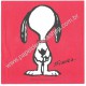 Conjunto de Papel de Carta Snoopy RED Vintage Hallmark