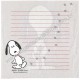 Conjunto de Papel de Carta Snoopy RED Vintage Hallmark