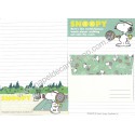 Conjunto de Papel de Carta Snoopy Tennis Player Vintage Hallmark