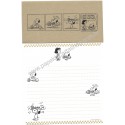 Conjunto de Papel de Carta Snoopy Vintage Gold Sun-Star Japan 2017