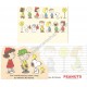 Conjunto de Papel de Carta VIntage Bus Stop Peanuts Sanrio Japan