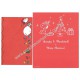 Conjunto de Papel de Carta Snoopy Christmas Hallmark Japan