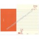 Conjunto de Papel de Carta Snoopy Orange Hallmark Japan