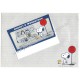 Conjunto de Papel de Carta Snoopy Vintage Bus Stop Hallmark Japan