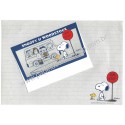 Conjunto de Papel de Carta Snoopy Vintage Bus Stop Hallmark Japan