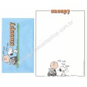 Conjunto de Papel de Carta Snoopy Yak Yak Peanuts