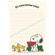 Kit 2 Conjuntos de Papel de Carta Snoopy Watermelon Hallmark Japan