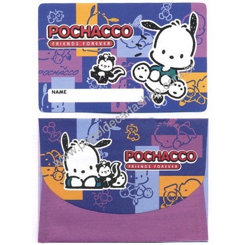 Ano 1998. Kit Mini-Cartão de Mensagem Pochacco Vintage Sanrio