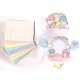 Ano 2016. Kit Mini-Cartão de Mensagem Little Twin Stars Sanrio