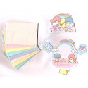 Ano 2011. Kit Mini-Cartão de Mensagem Little Twin Stars Sanrio