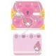 Ano 2007. Conjunto de Mini Papel de Carta My Melody Treasure Sanrio