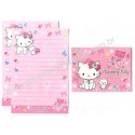 Ano 2008. Conjunto de Mini-Papel de Carta Charmmy Kitty Sanrio