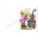 Kit 4 Notecards Antigos Importados Cookin'Up