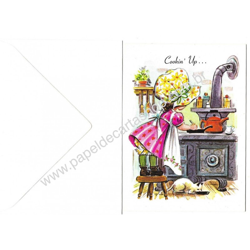 Kit 4 Notecards Antigos Importados Cookin'Up