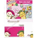 Conjunto de Papel de Carta Cookies Sweet Story Artbox Korea