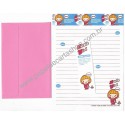 Conjunto de Papel de Carta Little Girl CRS Artbox Korea