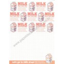 Papel de Carta Milk Artbox Korea