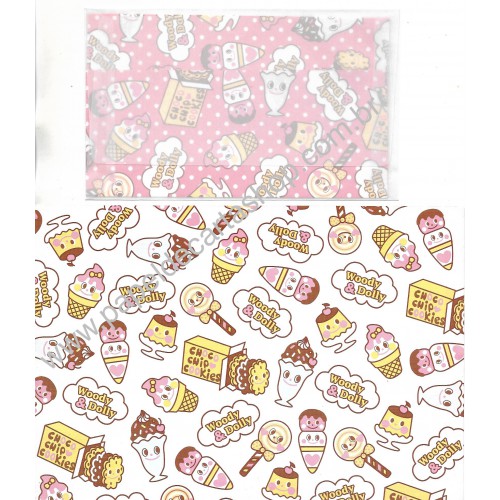 Conjunto de Papel de Carta Woody & Dolly 2 Artbox Korea