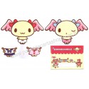 Ano 2008. Conjunto de Papel de Carta Cinnamoangels WDB Sanrio