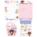 Ano 2006. Conjunto de Papel de Carta Sugarbunnies ALL Trio Sanrio