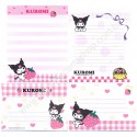 Ano 2009. Conjunto de Papel de Carta Kuromi DUO1 Sanrio