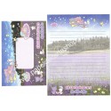 Ano 2011. Conjunto de Papel de Carta Little Twin Stars Hokkaido Sanrio