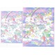 Ano 2020. Conjunto de Papel de Carta Little Twin Stars Sanrio