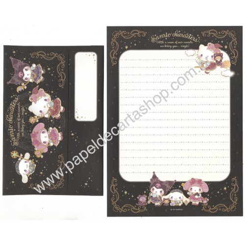 Ano 2023. Conjunto de Papel de Carta Sanrio Characters Magic japan