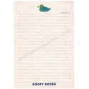 Ano 1983. Papel de Carta Goofy Goods Sanrio