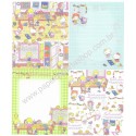 Ano 2016 Kit 4 Notas Sanrio Characters Fun All Around 1