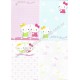 Ano 2009. Kit 4 Notas Nota Hello Kitty & Mimmy Sanrio