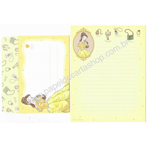 Conjunto de Papel de Carta Disney Belle CAM2