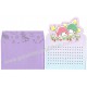 Ano 2018. Conjunto de Papel de Carta Little Twin Stars CLL Sanrio