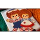 Pasta & Coleção Antiga Original Raggedy Ann & Andy Hallmark