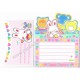 Ano 1994. Conjunto de Papel de Carta Antigo Cheery Chums Candy Sanrio