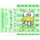 Ano 1993. Conjunto de Papel de Carta Keroppi CBR Vintage Sanrio