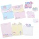 Ano 2019. Kit 2 Conjuntos de Papel de Carta Little Twin Stars Sanrio