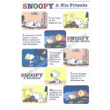 Conjunto de Papel de Carta Snoopy & Friends CAM Vintage Hallmark