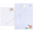 Conjunto de Papel de Carta ANTIGO Personagens Disney Pooh CLL