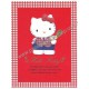 Ano 1992. Conjunto de Papel de Carta Hello Kitty Clock Sanrio