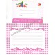 Ano 2002. Conjunto de Papel de Carta Hello Kitty Fruits Sanrio