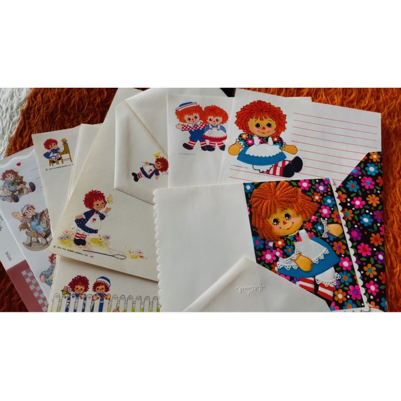 Coleção Antiga Original Importada Raggedy Ann & Andy Hallmark