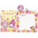 Ano 2004. Kit 4 Conjuntos de Papel de Carta My Melody Sanrio