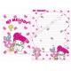 Ano 2004. Kit 4 Conjuntos de Papel de Carta My Melody Sanrio