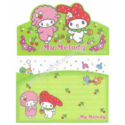 Ano 2004. Kit 6 Notas My Melody Sanrio