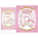 Ano 2022. Conjunto de Papel de Carta My Melody Sanrio