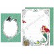 Conjunto de Papel de Carta Tokyo Disney Resort Little Mermaid Ariel CVD