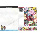 Kit 2 Conjuntos de Papel de Carta Sesame Street