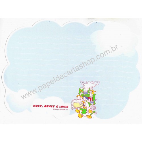 Conjunto de Papel de Carta Disney Huey Dewey & Louie Disney Enterprises