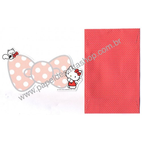 Ano 2014. Conjunto de Mini-Cartão de Mensagem Sanrio HK Dots CVM